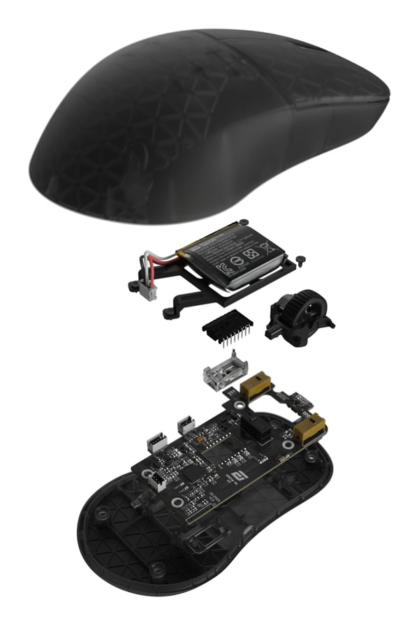 Pikkukuva 13 / 16: Endgame Gear XM2w 4k v2 hiiri Pelaaminen Oikeakätinen RF Wireless + USB Type-A Optinen 30000 DPI