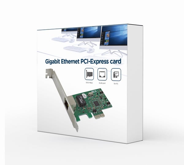 Miniatyrbillede 2 af 2: Gembird NIC-GX1 - Netværksadapter - PCIe - Gigabit