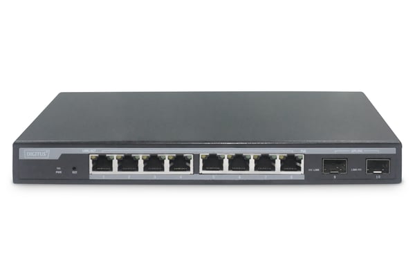 Digitus DN-95344 netværksswitch Administreret L2 Gigabit Ethernet (10/100/1000) Strøm over Ethernet (PoE) Sort