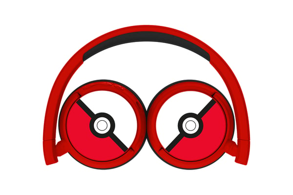 OTL Technologies Pokémon PK1000 kuulokkeet ja kuulokemikrofoni Langallinen & langaton Pääpanta Pelaaminen USB Type-C Bluetooth Punainen, Valkoinen