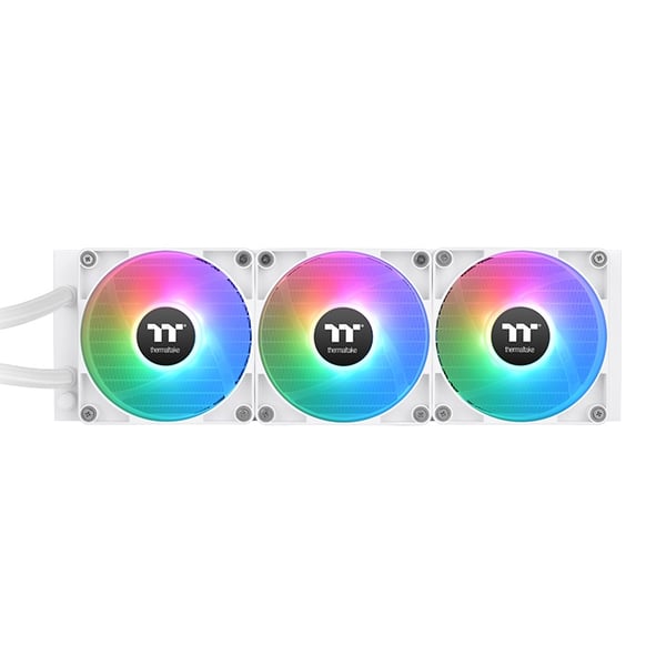 Thermaltake TH360 V2 Ultra ARGB Suoritin Nestejäähdytyspakkaus 36 cm Valkoinen 3 kpl