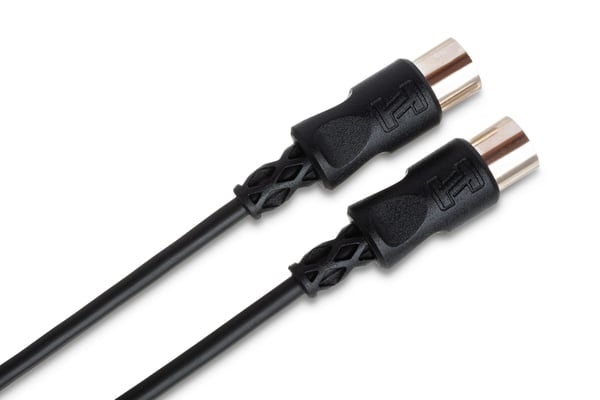 Hosa Technology MID-325BK ljudkabel 7,62 m DIN (5-pin) Svart