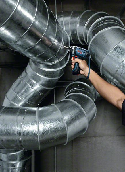 Bosch GDR 12V-105 Professional 2600 rpm Sort, Blå, Rød