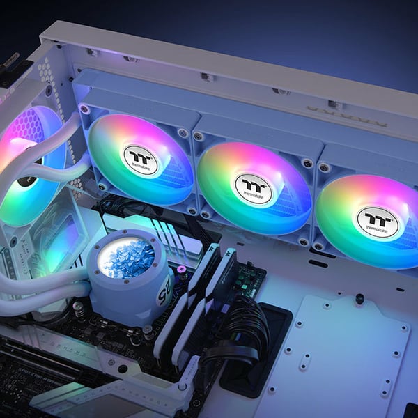 Thermaltake TH360 V2 Ultra ARGB Suoritin All-in-one-nesteenjäähdytin 12 cm Sininen