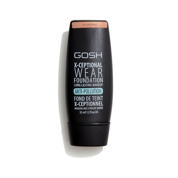 GOSH X-Ceptional Wear 35 ml Tuubi Nestemäinen 19 Chestnut GOSH X-Ceptional Wear 35 ml Tuubi Nestemäinen 19 Chestnut