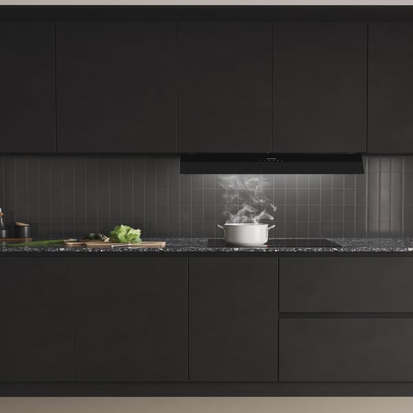 Silverline 3129.9.733.37 Inbyggd Svart 648 m³/h