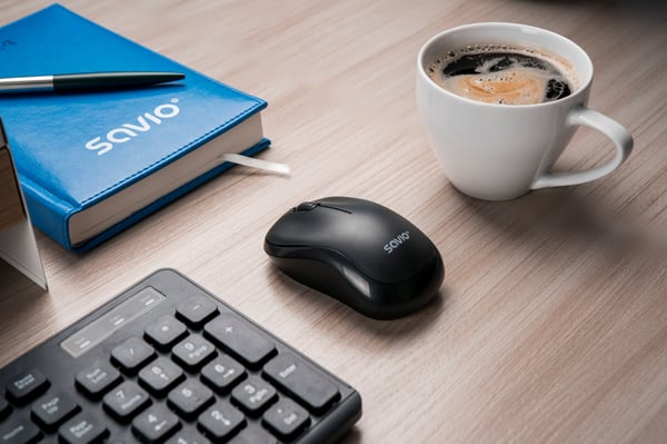 Miniatyrbillede 4 af 12: Savio KB-02 tastatur Hjemme/kontor USB QWERTY Sort