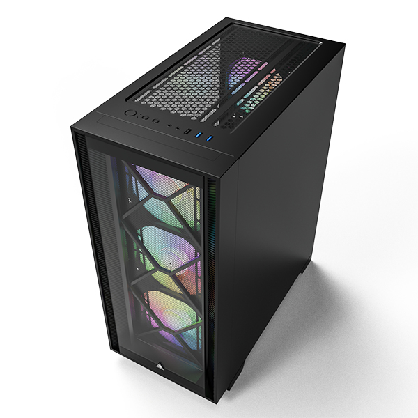 Montech AIR 1000 PREMIUM Midi Tower Musta