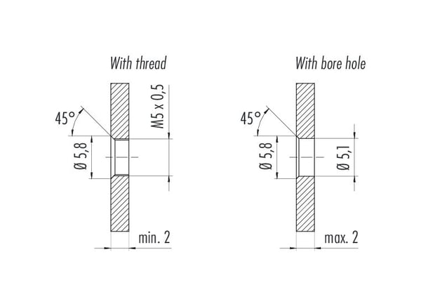 Miniatyrbillede 2 af 5: BINDER 09-3112-00-04 sensor- & aktuatorkabel 0,2 m M5