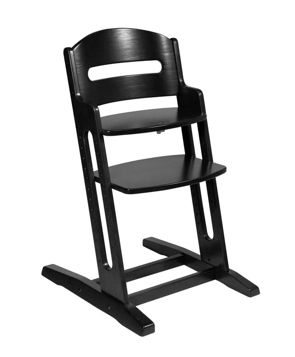 Miniatyrbillede 2 af 4: Baby Dan DanChair Traditionel højstol Hårdt sæde Sort