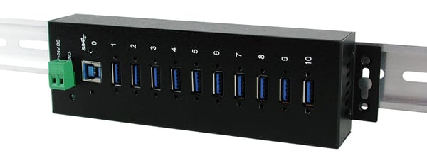 EXSYS EX-1110HMVS gränssnittshubbar USB 3.2 Gen 1 (3.1 Gen 1) Type-B 5000 Mbit/s Svart EXSYS EX-1110HMVS gränssnittshubbar USB 3.2 Gen 1 (3.1 Gen 1) Type-B 5000 Mbit/s Svart