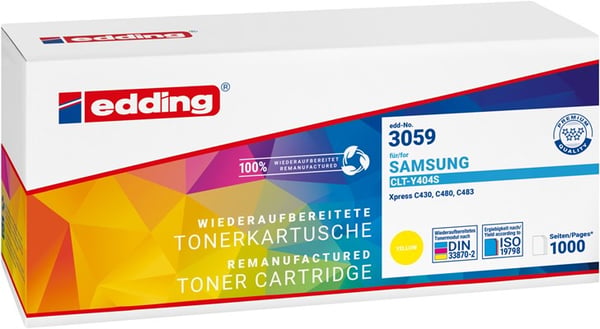 Edding EDD-3059 tonerpatron 1 stk Kompatibel Gul