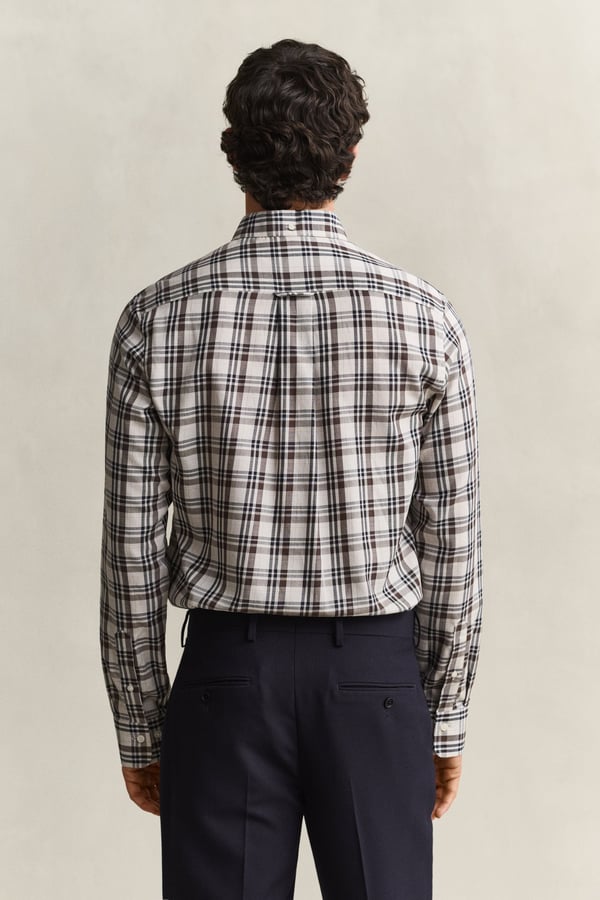 Gant 3262020-214 Skjorta Button down-krage Långärmad Bomull, Lyocell