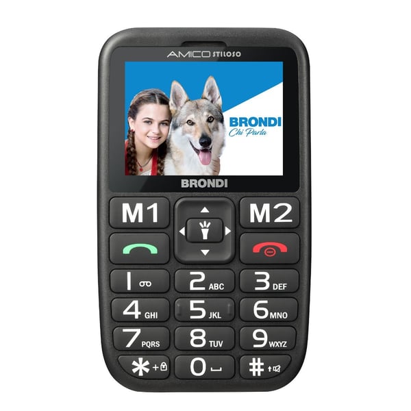 Brondi 10279060 mobiltelefoner 6,1 cm (2.4") Svart