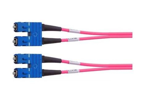 Telegärtner L00880C0010 InfiniBand og fiberoptisk kabel 1 m 2x SC Sort, Blå, Lyserød