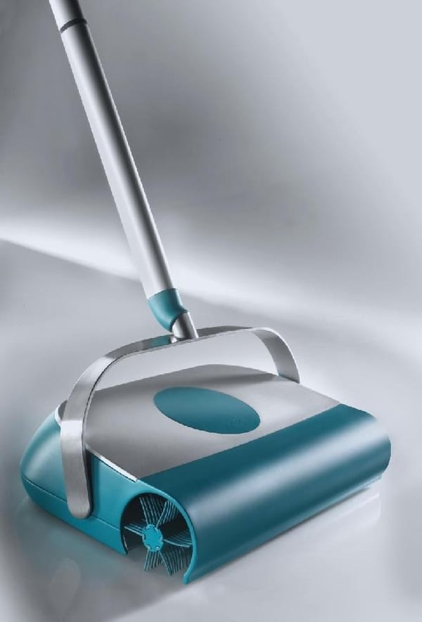 Leifheit Regulus Supra elektrisk sopborste Blå, Silver