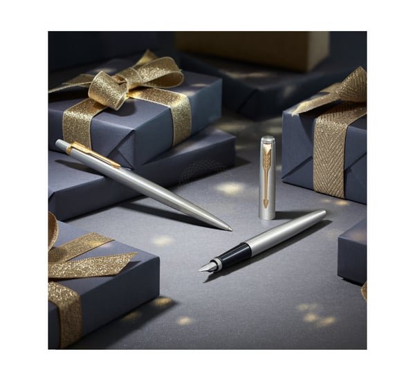 Parker 2093257 pennset Svart, Krom, Guld 2 styck