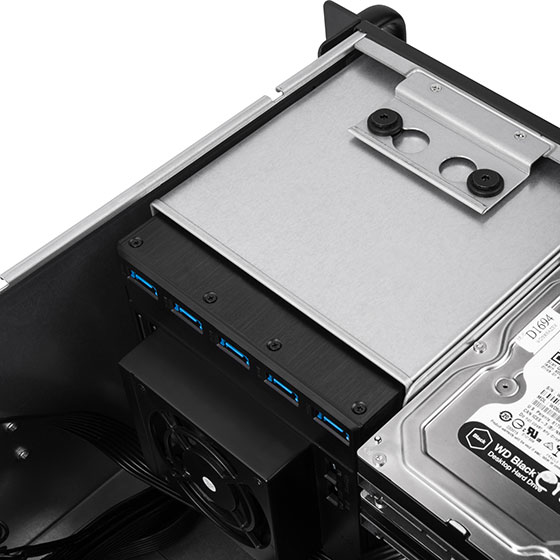 Miniatyrbillede 16 af 20: Silverstone RM41-H08 Stativ Sort