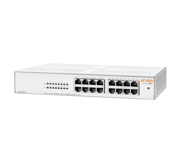 HPE Aruba Networking Aruba Instant On 1430 16G Ikke administreret L2 Gigabit Ethernet (10/100/1000) 1U Hvid