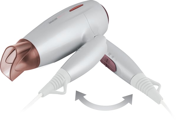 Sencor SHD 7200GD hårtørrer 2000 W Guld, Hvid