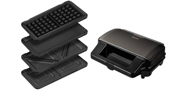 Miniatyrbillede 16 af 18: Sencor SSM 9978BK sandwichtoaster 900 W Sort