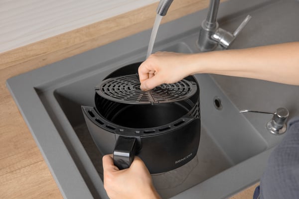 Pikkukuva 9 / 12: Sencor SFR 3130BK rasvakeitin Yksi 3,5 L Erillinen 1300 W Kuumakiertoilmakypsennin Musta
