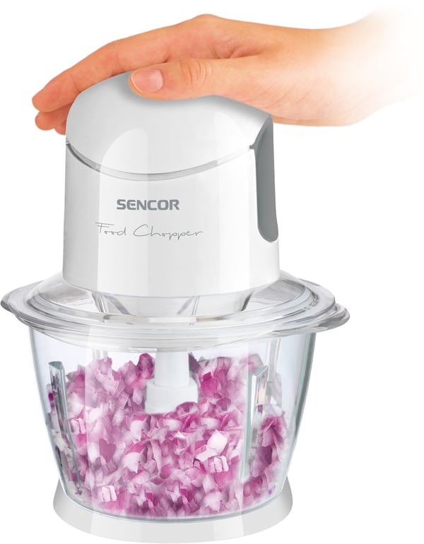 Sencor SCB 5100WH-EUE3 elektrisk madhakker 1 L 800 W Hvid