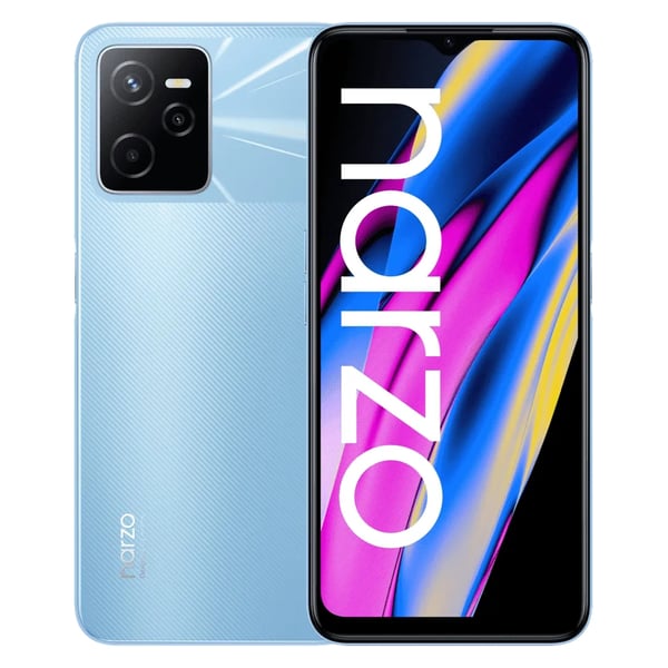 realme narzo 50A Prime 16,8 cm (6.6") Hybridi-Dual SIM Android 11 4G USB Type-C 4 GB 64 GB 5000 mAh Sininen