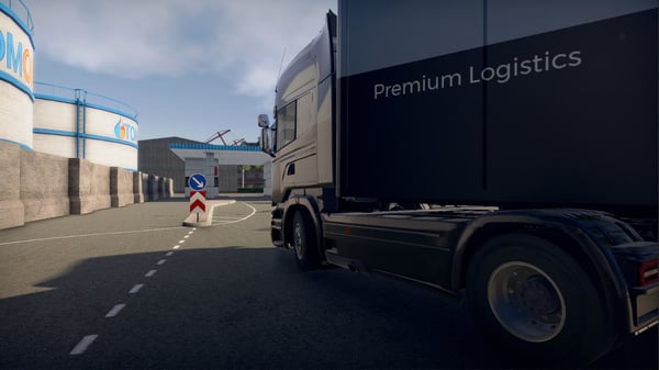 Aerosoft On The Road : Truck Simulator Standard Tysk, Engelsk, Spansk, Fransk, Polsk, Portugisisk PlayStation 4