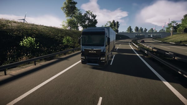 Aerosoft On The Road : Truck Simulator Standard Tysk, Engelsk, Spansk, Fransk, Polsk, Portugisisk PlayStation 4