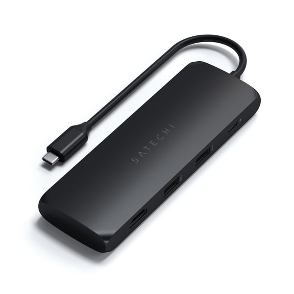 Pikkukuva 1 / 4: Satechi ST-UCHSEK kannettavien tietokoneiden telakka ja porttitoistin Langallinen USB 3.2 Gen 2 (3.1 Gen 2) Type-A Musta