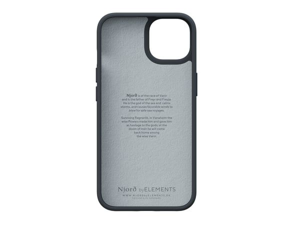 Njord byELEMENTS Suede Comfort+ mobiltelefon etui 15,5 cm (6.1") Cover Sort