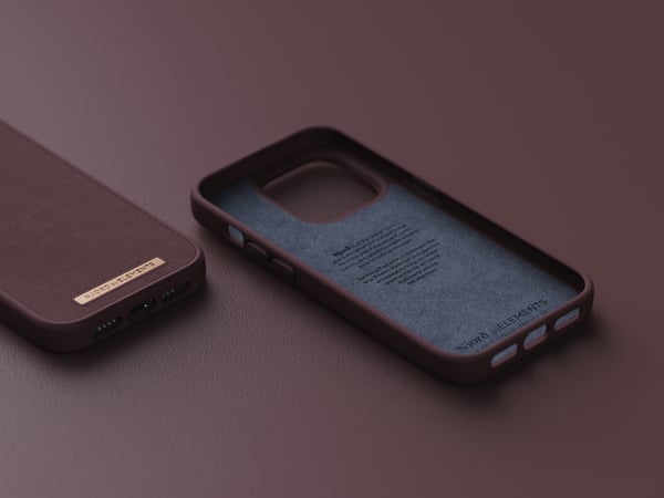 Miniatyrbillede 13 af 24: Njord byELEMENTS Genuine Leather mobiltelefon etui 15,5 cm (6.1") Cover Brun