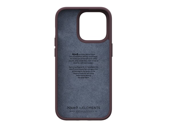 Njord byELEMENTS Genuine Leather mobiltelefon etui 15,5 cm (6.1") Cover Brun