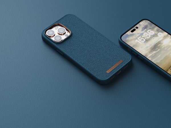 Njord byELEMENTS Tonal mobiltelefon etui 17 cm (6.7") Cover Blå