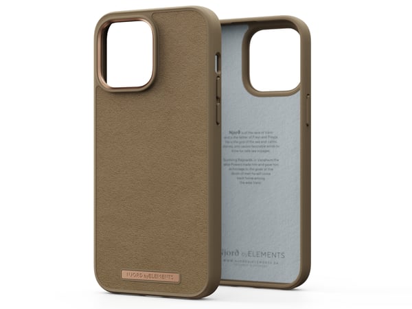 Miniatyrbillede 1 af 25: Njord byELEMENTS Suede Comfort+ mobiltelefon etui 17 cm (6.7") Cover Sand
