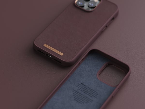 Miniatyrbillede 25 af 27: Njord byELEMENTS Genuine Leather mobiltelefon etui 17 cm (6.7") Cover Brun