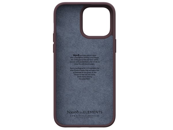 Njord byELEMENTS Genuine Leather mobiltelefon etui 17 cm (6.7") Cover Brun