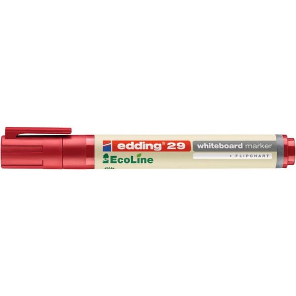 Miniatyrbillede 3 af 5: Edding 29 EcoLine speedmarker 1 stk Mejselspids Rød