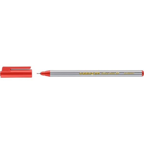 Miniatyrbillede 1 af 9: Edding 89 fineliner Ekstra fin Rød 1 stk
