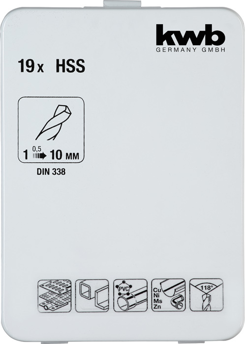 kwb 421856 poranterä Poranteräsetti 19 kpl