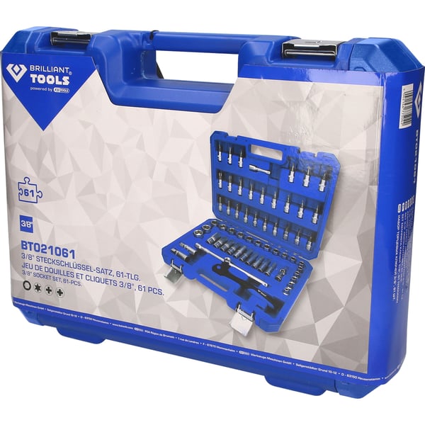 Brilliant Tools BT021061 stiksæt Topnøglesæt