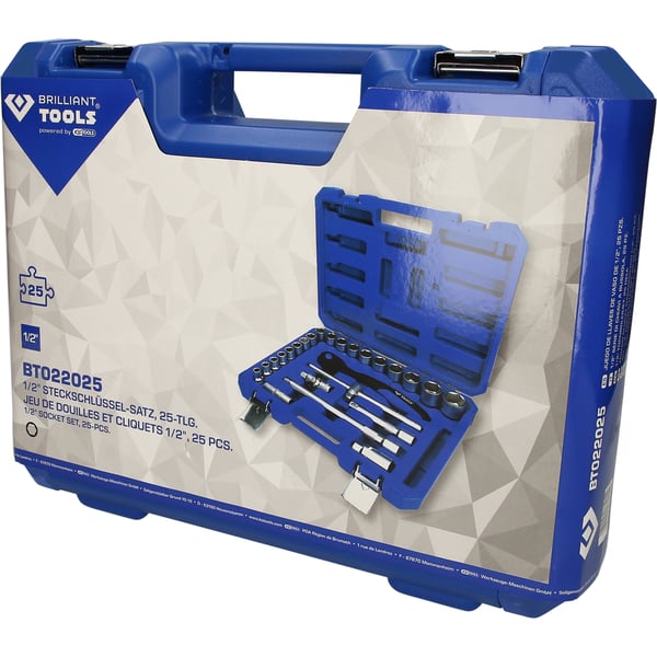 Brilliant Tools BT022025 stiksæt Topnøglesæt