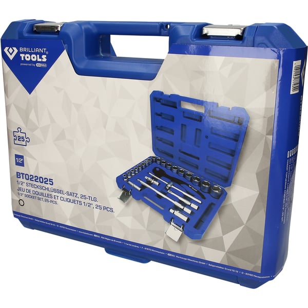 Miniatyrbillede 5 af 15: Brilliant Tools BT022025 stiksæt Topnøglesæt