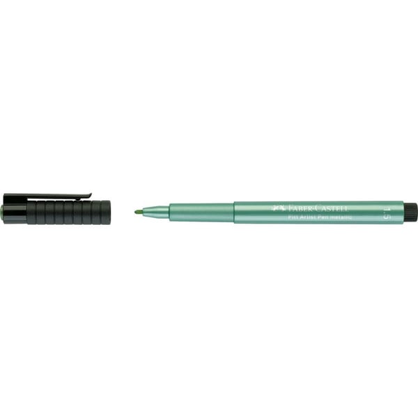 Miniatyrbild 3 av 4: Faber-Castell 167394 filtpenna Metallicgrön 1 styck