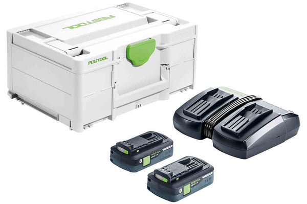 Festool Energy set SYS 18V 2x4,0/TCL 6 DUO Set med batteri och laddare