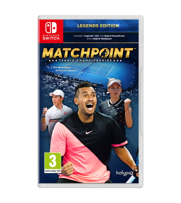 Miniatyrbild 1 av 16: Deep Silver Matchpoint - Tennis Championships Legendary Engelska Nintendo Switch
