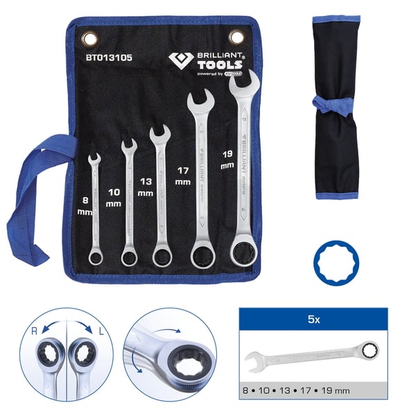 Miniatyrbild 1 av 20: Brilliant Tools BT013105 blocknyckel
