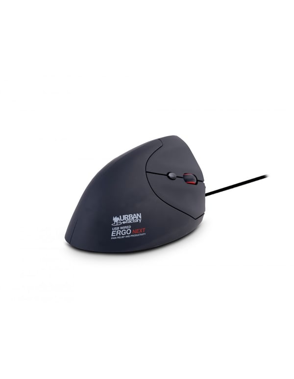 Urban Factory EMR01UF-N mus Kontor Højre hånd USB Type-A Optisk 3600 dpi