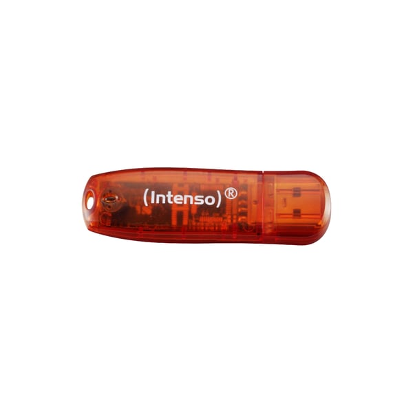 Intenso Rainbow 3x32GB Yellow/Red/Black USB-nøgle USB Type-A 2.0 Transparent